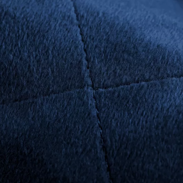 Bare Home Duvet Cover for Weighted Blanket 60quotx80quot Comforter Cover Standard Size UltraSoft Minky Removable and Washable Diamond Pattern Dark Blue