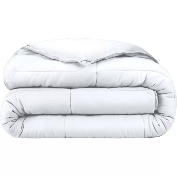Bare Home Extra Long Comforter  Reversible Colors  Goose Down Alternative  UltraSoft  Premium 1800 Series  All Season Warmth  Bedding Comforter TwinTwin XL Dark BlueGrey01  White