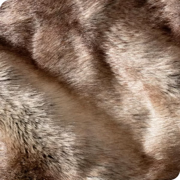 Bare Home Faux Fur Blanket  UltraSoft Luxurious  Cozy Warm Blanket for Couch Sofa Chair Bed  Fuzzy Fluffy Super Soft  Decorative Bed Blanket 80x60 inches Oversized BlushVariegated Mocha
