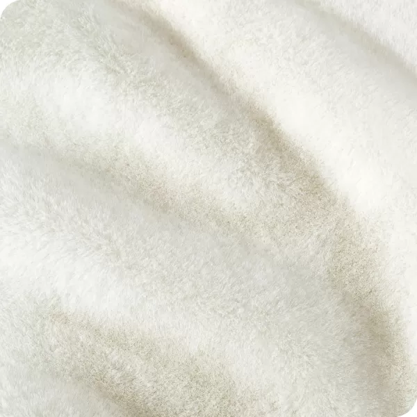 Bare Home Faux Fur Blanket  UltraSoft Luxurious  Cozy Warm Blanket for Couch Sofa Chair Bed  Fuzzy Fluffy Super Soft  Decorative Bed Blanket 80x60 inches Oversized BlushWhite