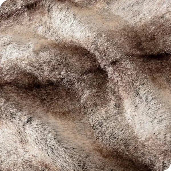 Bare Home Faux Fur Blanket  UltraSoft Luxurious  Cozy Warm Blanket for Couch Sofa Chair Bed  Fuzzy Fluffy Super Soft  Decorative Bed Blanket 80x60 inches Oversized BlushOmbre Stripe