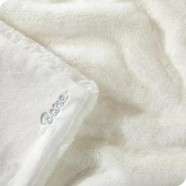 Bare Home Faux Fur Blanket  UltraSoft Luxurious  Cozy Warm Blanket for Couch Sofa Chair Bed  Fuzzy Fluffy Super Soft  Decorative Bed Blanket 80x60 inches Oversized BlushWhite