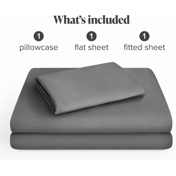 Bare Home Premium Microfiber Stretch Knit Sheet Set 4Way Stretch Bed Sheets Cooling ampamp Breathable Stretch Fitted Sheet Stretch Flat Sheet Stretch Envelope Pillowcases King Light Grey03  Grey