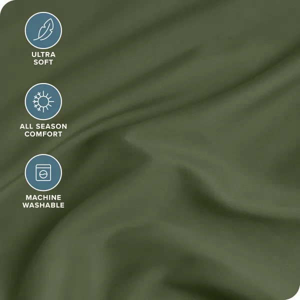 Bare Home Queen Fitted Sheet  Extra Deep Pocket Fitted Sheet  Premium 1800 Microfiber  UltraSoft Wrinkle Free  Queen Deep Pocket Bottom Sheets Queen  11quot to 22quot Pocket Grey15  Cypress