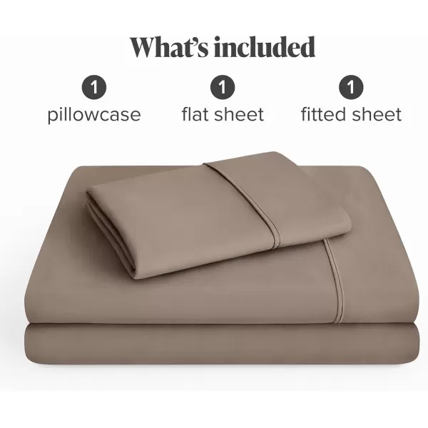 Bare Home Queen Sheet Set  22quot Deep Pockets  Luxury 1800 UltraSoft Microfiber Queen Bed Sheets  Double Brushed  Easy Fit  4 Piece Set  Bedding Sheets ampamp Pillowcases Queen Grey07  Taupe