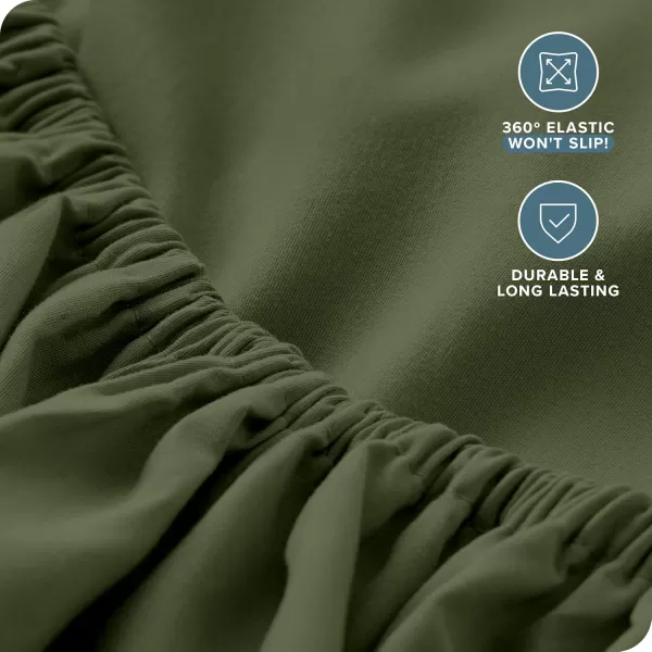 Bare Home Queen Sheet Set  22quot Deep Pockets  Luxury 1800 UltraSoft Microfiber Queen Bed Sheets  Double Brushed  Easy Fit  4 Piece Set  Bedding Sheets ampamp Pillowcases Queen Grey11  Cypress