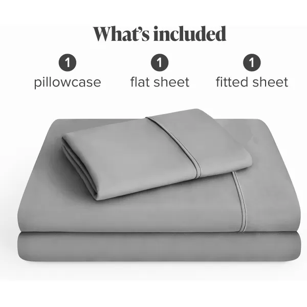 Bare Home Queen Sheet Set  22quot Deep Pockets  Luxury 1800 UltraSoft Microfiber Queen Bed Sheets  Double Brushed  Easy Fit  4 Piece Set  Bedding Sheets ampamp Pillowcases Queen Grey04  Light Grey