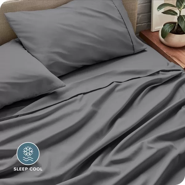 Bare Home Queen Sheet Set  22quot Deep Pockets  Luxury 1800 UltraSoft Microfiber Queen Bed Sheets  Double Brushed  Easy Fit  4 Piece Set  Bedding Sheets ampamp Pillowcases Queen Grey03  Grey