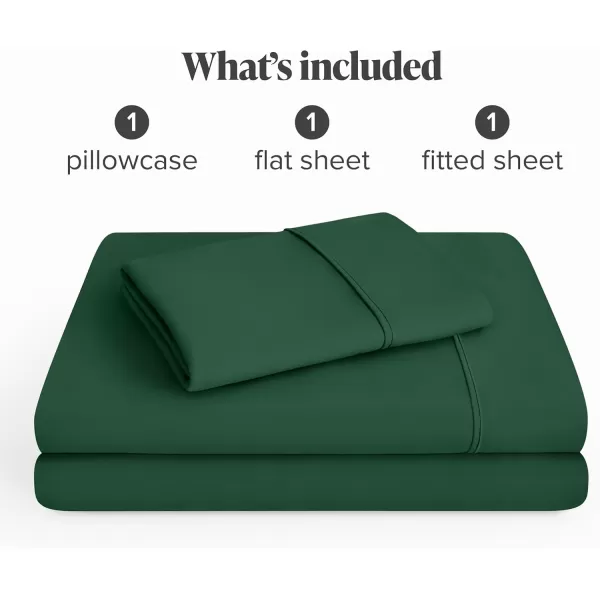 Bare Home Queen Sheet Set  22quot Deep Pockets  Luxury 1800 UltraSoft Microfiber Queen Bed Sheets  Double Brushed  Easy Fit  4 Piece Set  Bedding Sheets ampamp Pillowcases Queen Grey10  Forest Green