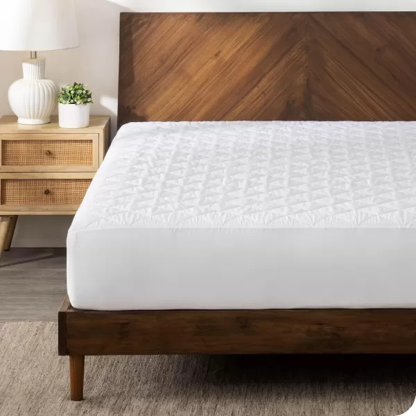 Bare Home Twin XL Waterproof Mattress Protector  39 in x 80 in White Vinyl FreeFull