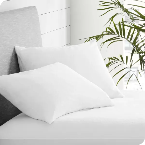 Bare Home Twin XL Waterproof Mattress Protector  39 in x 80 in White Vinyl FreePillow Protectors Standard
