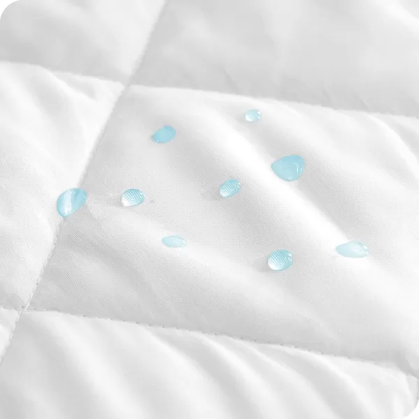 Bare Home Twin XL Waterproof Mattress Protector  39 in x 80 in White Vinyl FreeQueen
