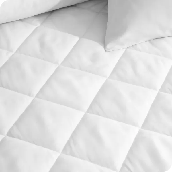 Bare Home Twin XL Waterproof Mattress Protector  39 in x 80 in White Vinyl FreeQueen