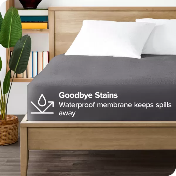 Bare Home Twin XL Waterproof Mattress Protector  39 in x 80 in White Vinyl FreeTwin XL