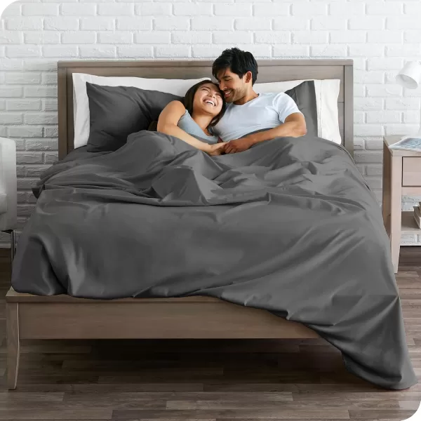 Bare Home TwinTwin Extra Long Flat Sheet  Premium 1800 UltraSoft Top Sheet  Hotel Luxury  Double Brushed  Easy Care  1 TwinTwin XL Flat Sheet Only TwinTwin XL White03  Grey
