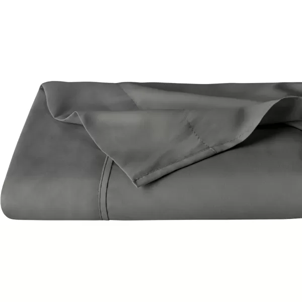 Bare Home TwinTwin Extra Long Flat Sheet  Premium 1800 UltraSoft Top Sheet  Hotel Luxury  Double Brushed  Easy Care  1 TwinTwin XL Flat Sheet Only TwinTwin XL White03  Grey
