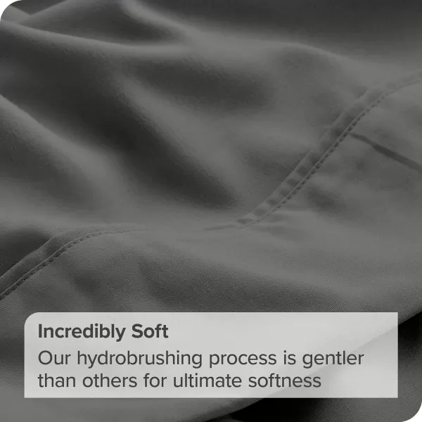 Bare Home TwinTwin Extra Long Flat Sheet  Premium 1800 UltraSoft Top Sheet  Hotel Luxury  Double Brushed  Easy Care  1 TwinTwin XL Flat Sheet Only TwinTwin XL White03  Grey