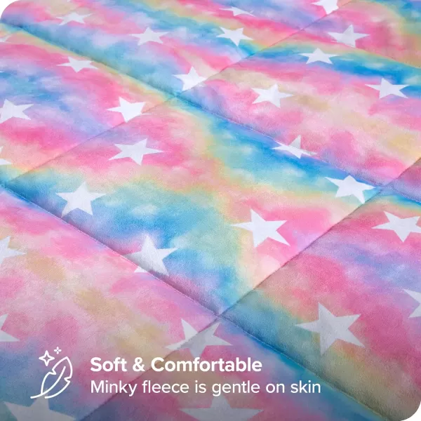 Bare Home Weighted Blanket for Adults 22lb 60quot x 80quot  AllNatural 100 Cotton  Premium Heavy Blanket Nontoxic Glass Beads Light Grey 60quotx80quot21  Minky Fleece Unicorn