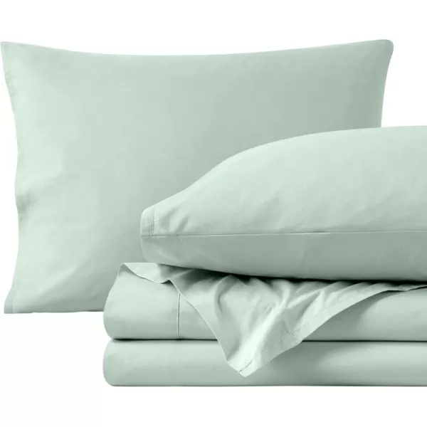 Bare Home 100 Organic Cotton Queen Sheet Set  Crisp Percale Weave  Cool Breathable and Hypoallergenic  Bedding Sheets ampamp Pillowcases  Luxury Hotel Sheet Set Queen White10  Willow