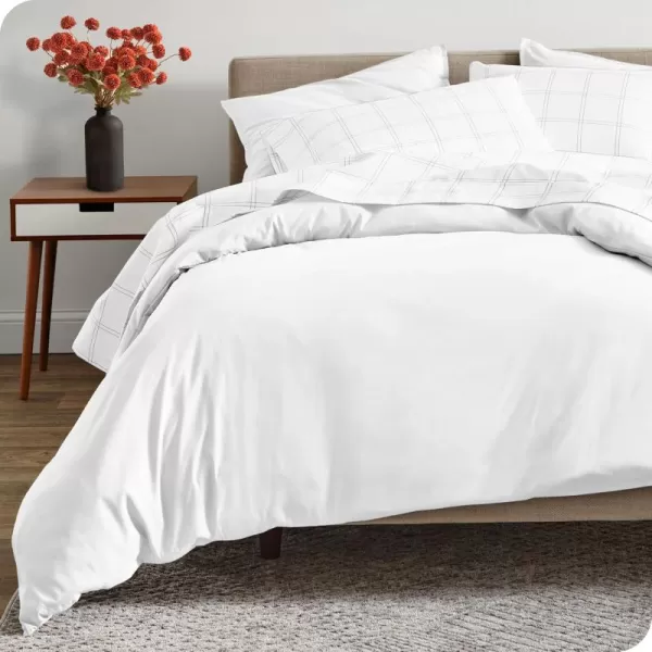 Bare Home 100 Organic Cotton Sateen Duvet Cover Set  KingCal King Size  Smooth Sateen Weave  Warm ampamp Luxurious  KingCal King Duvet Cover KingCal King Dusty RoseWhite