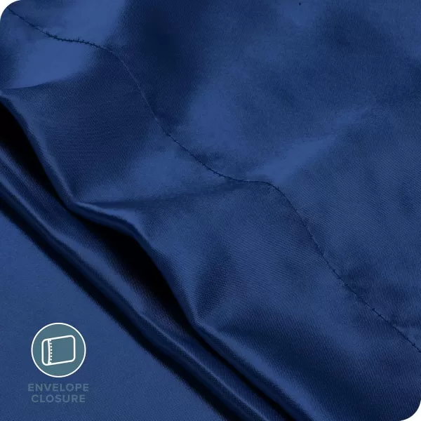 Bare Home 100 Mulberry Silk Pillowcase for Hair and Skin  Ultra Premium 6A Grade 19 Momme Silk Pillow Case  Envelope Enclosure  Breathable Cooling Pillow Cover Standard White13  Dark Blue