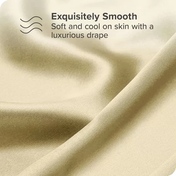 Bare Home 100 Mulberry Silk Pillowcase for Hair and Skin  Ultra Premium 6A Grade 19 Momme Silk Pillow Case  Envelope Enclosure  Breathable Cooling Pillow Cover Standard White09  Champagne