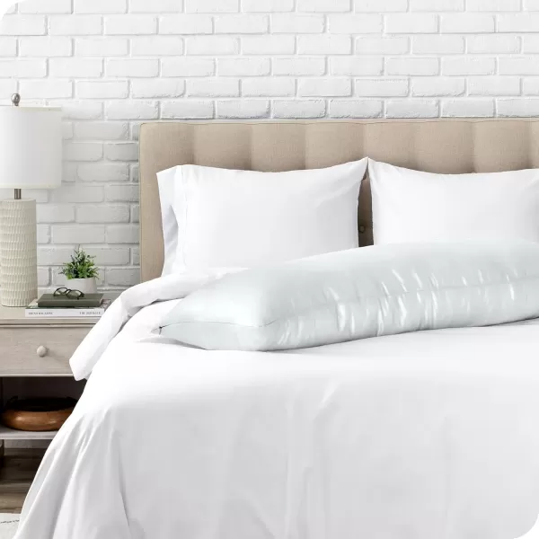 Bare Home 100 Mulberry Silk Pillowcase for Hair and Skin  Ultra Premium 6A Grade 19 Momme Silk Pillow Case  Envelope Enclosure  Breathable Cooling Pillow Cover Standard White01  White