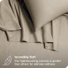 imageBare Home Organic Cotton Flannel Sheet Set  Cal King Size  100 Cotton  Double Brushed for Extra Softness ampamp Comfort  Warm Cozy and Durable  Breathable  Bed Sheets Cal King Dark Blue04  Sand