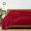 imageBare Home Organic Cotton Flannel Sheet Set  Cal King Size  100 Cotton  Double Brushed for Extra Softness ampamp Comfort  Warm Cozy and Durable  Breathable  Bed Sheets Cal King Dark Blue13  Red