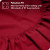 imageBare Home Organic Cotton Flannel Sheet Set  Cal King Size  100 Cotton  Double Brushed for Extra Softness ampamp Comfort  Warm Cozy and Durable  Breathable  Bed Sheets Cal King Dark Blue13  Red