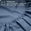 imageBare Home Organic Cotton Flannel Sheet Set  Cal King Size  100 Cotton  Double Brushed for Extra Softness ampamp Comfort  Warm Cozy and Durable  Breathable  Bed Sheets Cal King Dark Blue09  Coronet Blue