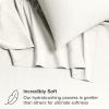 imageBare Home Organic Cotton Flannel Sheet Set  Cal King Size  100 Cotton  Double Brushed for Extra Softness ampamp Comfort  Warm Cozy and Durable  Breathable  Bed Sheets Cal King Dark Blue06  Cream