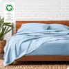 imageBare Home Organic Cotton Flannel Sheet Set  Cal King Size  100 Cotton  Double Brushed for Extra Softness ampamp Comfort  Warm Cozy and Durable  Breathable  Bed Sheets Cal King Dark Blue10  Light Blue