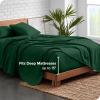 imageBare Home Organic Cotton Flannel Sheet Set  Cal King Size  100 Cotton  Double Brushed for Extra Softness ampamp Comfort  Warm Cozy and Durable  Breathable  Bed Sheets Cal King Dark Blue11  Forest Green
