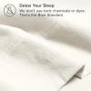 imageBare Home Organic Cotton Flannel Sheet Set  Cal King Size  100 Cotton  Double Brushed for Extra Softness ampamp Comfort  Warm Cozy and Durable  Breathable  Bed Sheets Cal King Dark Blue06  Cream