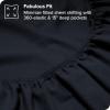 imageBare Home Organic Cotton Flannel Sheet Set  Cal King Size  100 Cotton  Double Brushed for Extra Softness ampamp Comfort  Warm Cozy and Durable  Breathable  Bed Sheets Cal King Dark Blue05  Midnight Blue