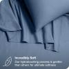 imageBare Home Organic Cotton Flannel Sheet Set  Cal King Size  100 Cotton  Double Brushed for Extra Softness ampamp Comfort  Warm Cozy and Durable  Breathable  Bed Sheets Cal King Dark Blue09  Coronet Blue