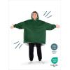 imageBare Home Wearable Blanket BCozy Hoodie  Soft Plush Sherpa  Warm and Cozy  Oversized Wearable Blanket  Adult ampamp Kid Sizes13  Forest Green