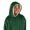 imageBare Home Wearable Blanket BCozy Hoodie  Soft Plush Sherpa  Warm and Cozy  Oversized Wearable Blanket  Adult ampamp Kid Sizes13  Forest Green