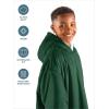 imageBare Home Wearable Blanket BCozy Hoodie  Soft Plush Sherpa  Warm and Cozy  Oversized Wearable Blanket  Adult ampamp Kid Sizes13  Forest Green