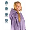 imageBare Home Wearable Blanket BCozy Hoodie  Soft Plush Sherpa  Warm and Cozy  Oversized Wearable Blanket  Adult ampamp Kid Sizes15  Lavender