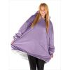 imageBare Home Wearable Blanket BCozy Hoodie  Soft Plush Sherpa  Warm and Cozy  Oversized Wearable Blanket  Adult ampamp Kid Sizes15  Lavender