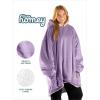 imageBare Home Wearable Blanket BCozy Hoodie  Soft Plush Sherpa  Warm and Cozy  Oversized Wearable Blanket  Adult ampamp Kid Sizes15  Lavender