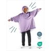 imageBare Home Wearable Blanket BCozy Hoodie  Soft Plush Sherpa  Warm and Cozy  Oversized Wearable Blanket  Adult ampamp Kid Sizes15  Lavender