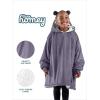 imageBare Home Wearable Blanket BCozy Hoodie  Soft Plush Sherpa  Warm and Cozy  Oversized Wearable Blanket  Adult ampamp Kid Sizes16  Dusty Purple