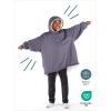 imageBare Home Wearable Blanket BCozy Hoodie  Soft Plush Sherpa  Warm and Cozy  Oversized Wearable Blanket  Adult ampamp Kid Sizes16  Dusty Purple