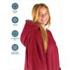 imageBare Home Wearable Blanket BCozy Hoodie  Soft Plush Sherpa  Warm and Cozy  Oversized Wearable Blanket  Adult ampamp Kid Sizes17  Red