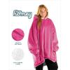 imageBare Home Wearable Blanket BCozy Hoodie  Soft Plush Sherpa  Warm and Cozy  Oversized Wearable Blanket  Adult ampamp Kid Sizes18  Pink