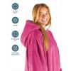 imageBare Home Wearable Blanket BCozy Hoodie  Soft Plush Sherpa  Warm and Cozy  Oversized Wearable Blanket  Adult ampamp Kid Sizes18  Pink