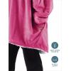 imageBare Home Wearable Blanket BCozy Hoodie  Soft Plush Sherpa  Warm and Cozy  Oversized Wearable Blanket  Adult ampamp Kid Sizes18  Pink